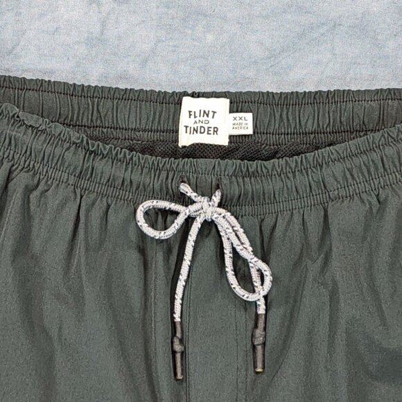 Flint and Tinder Breaker Trunks With Liner in Dark Gray Color XXL. Made in USA. - Picture 1 of 9